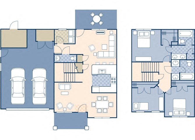 Chavez South floor plan - cannon family homes